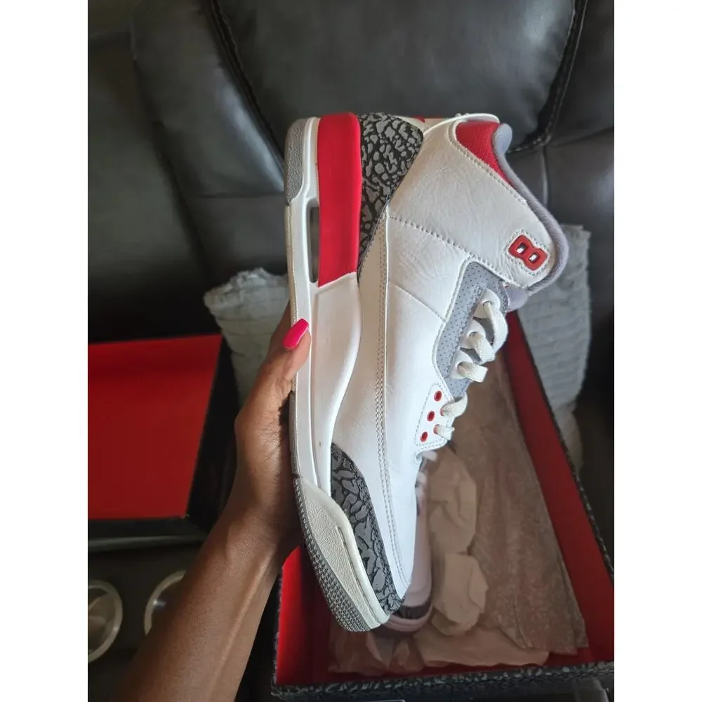 Size 11 - Nike Air Jordan 3 Retro Fire Red 2022 Men's Shoes - DN3707 160